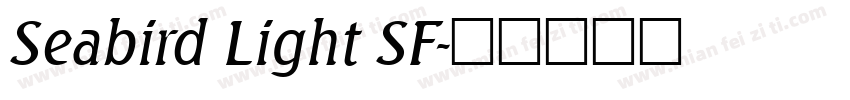 Seabird Light SF字体转换